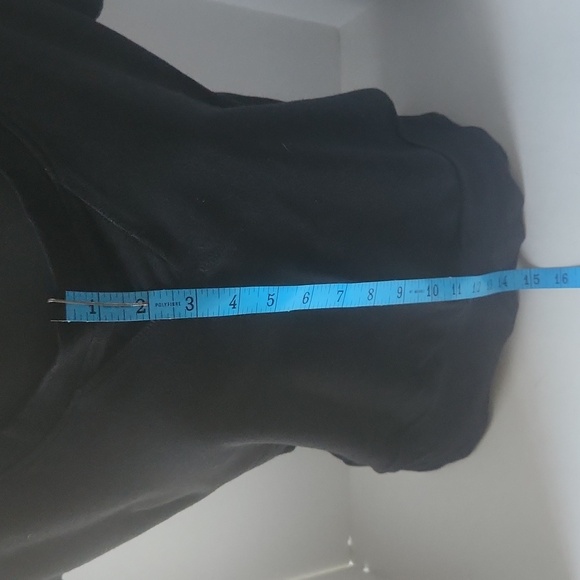 Mossimo 100% Cotton S/S Sweatshirt Black XS - Picture 5 of 10